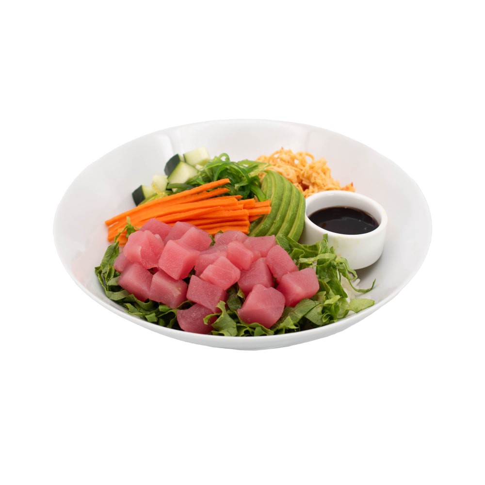 slide 2 of 2, Japanese Food Express Inc Tuna Poke Rice Bowl, 13.5 oz
