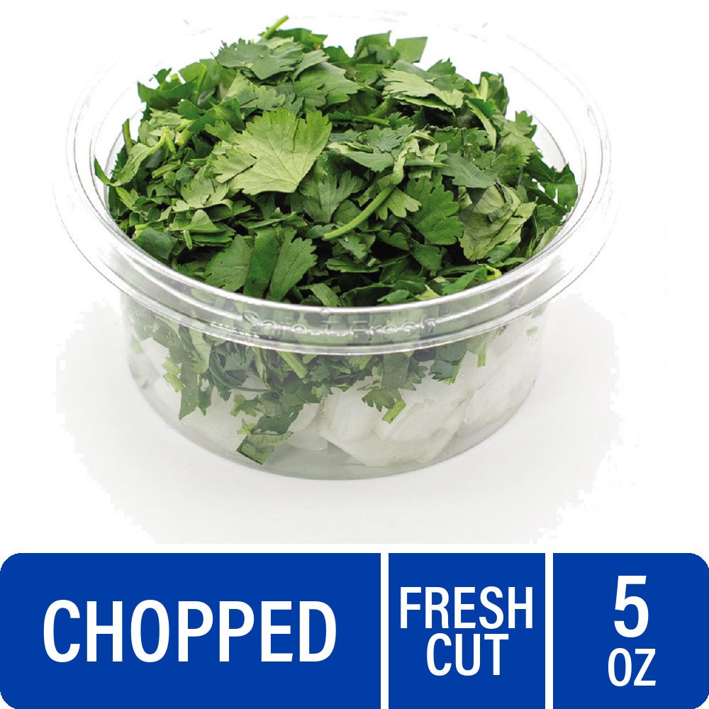 slide 3 of 3, Fresh Cut Chopped Cilantro With White Onions, 5 oz