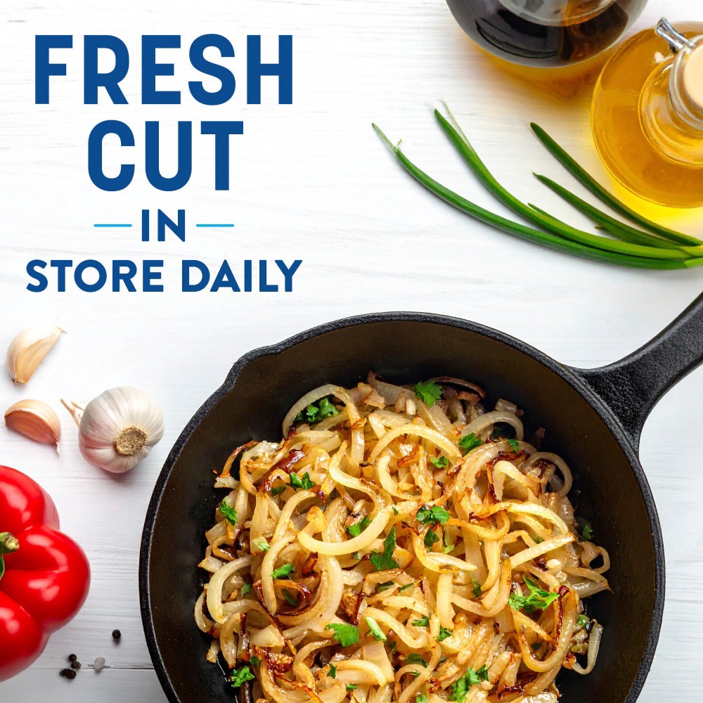 slide 3 of 3, Fresh Cut Julienned Yellow Onions, 8 oz