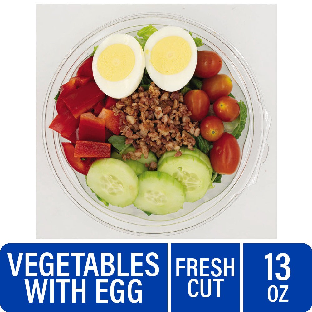 slide 4 of 4, Fresh Cut Bowl Vegetables And Egg, 13 oz