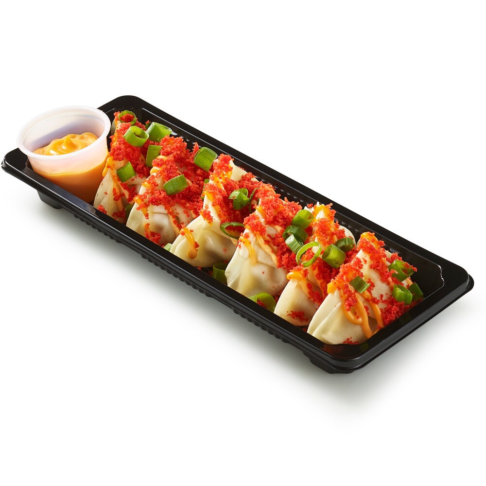 slide 6 of 6, Japanese Food Express Cheetos Flamin' Hot Loaded Pork Dumplings, 6 oz, 6 oz