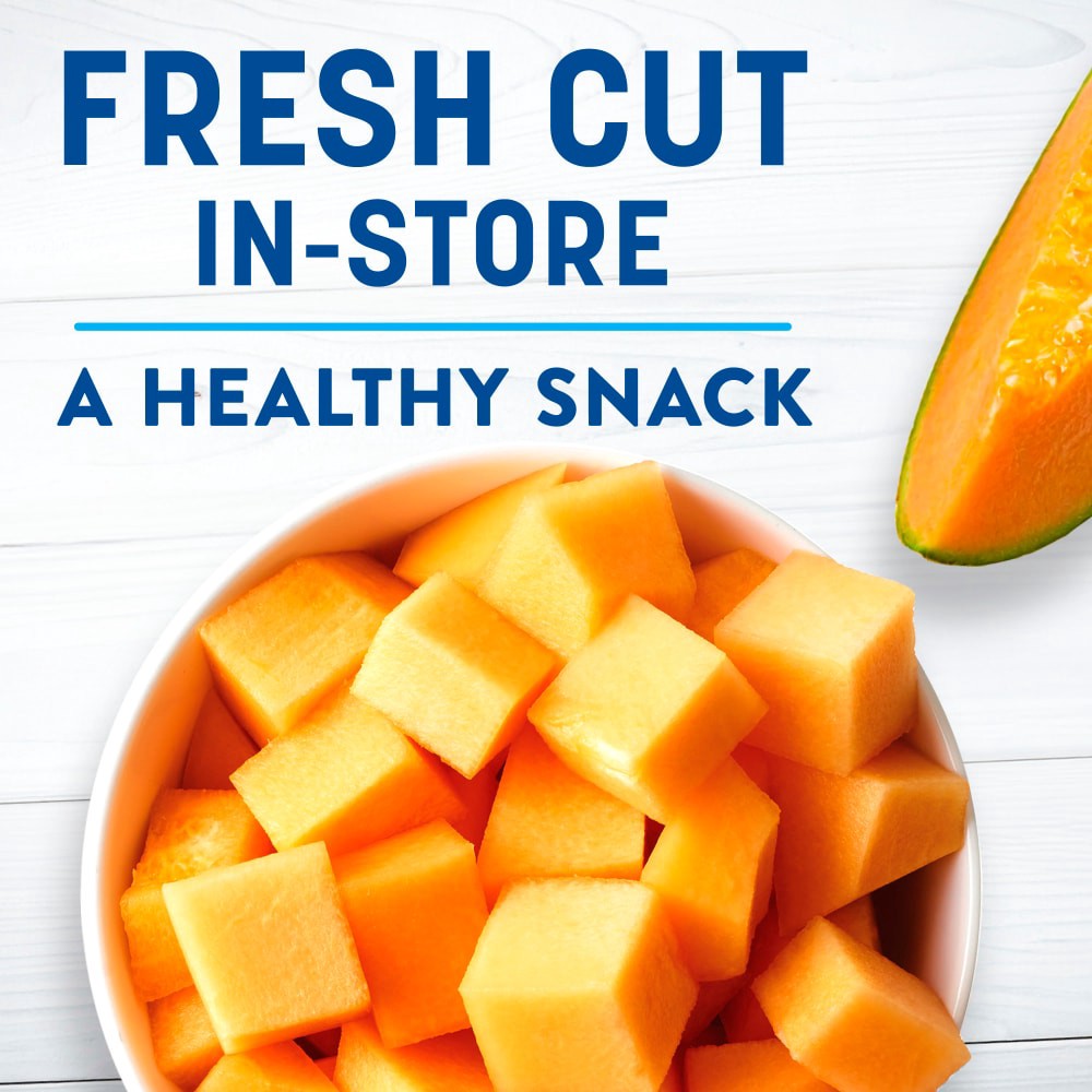 slide 2 of 3, Fresh Cut Cantaloupe, 10 oz