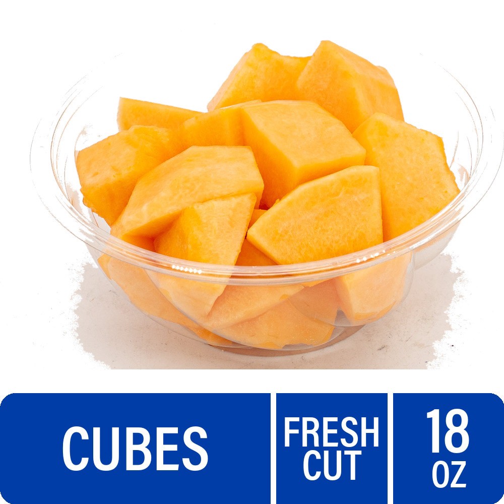 slide 4 of 4, Cantaloupe Chunks, 24 oz