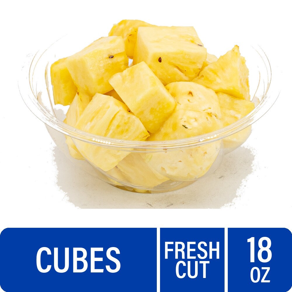 slide 3 of 4, Pineapple Chunks, 18 oz