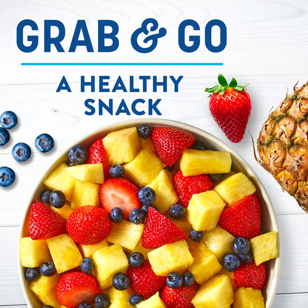 slide 4 of 4, Fresh Cut Strawberry Pineapple & Blueberry Bowl, 48 oz