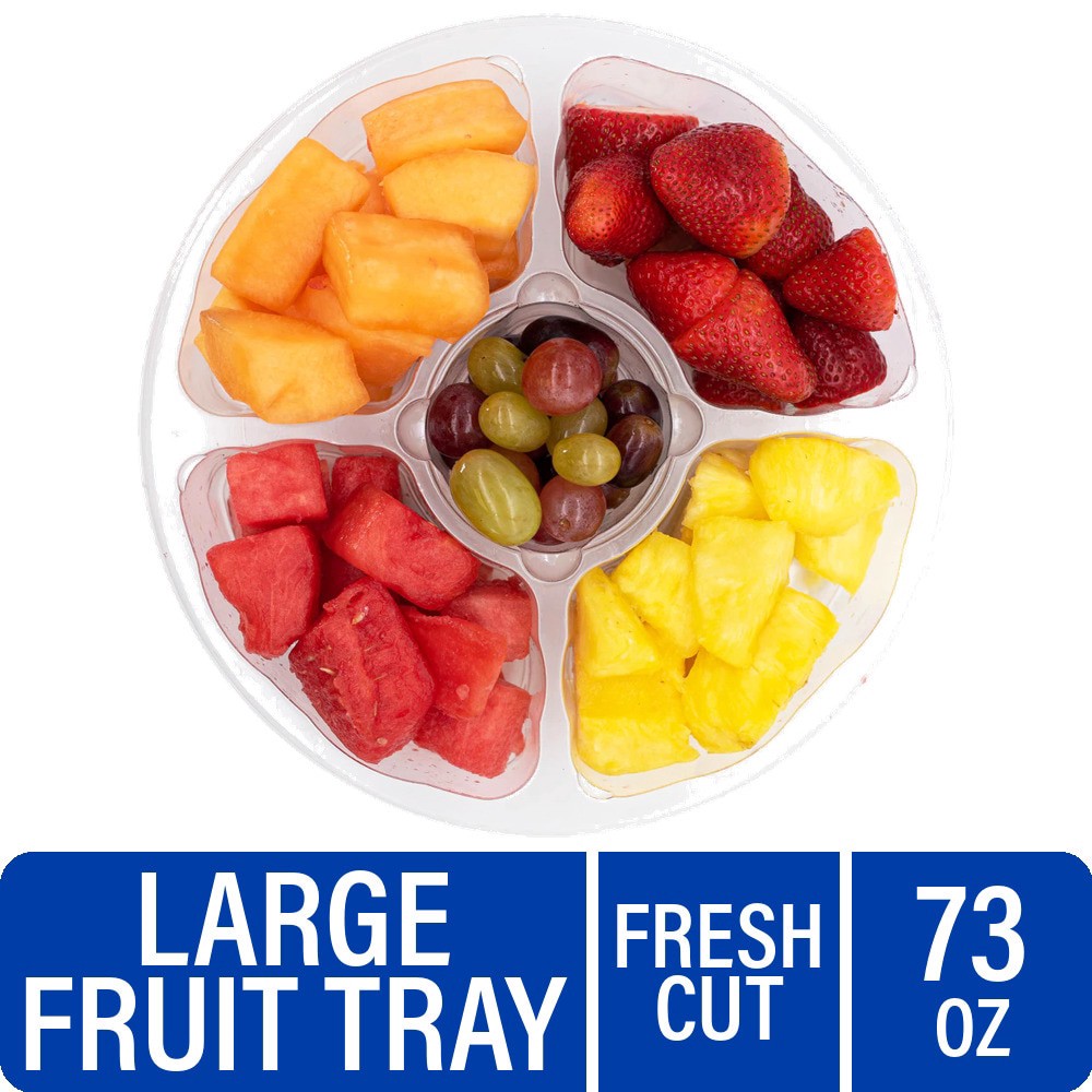 slide 2 of 4, Fresh Cut Fruit Large Party Tray, 1 ct