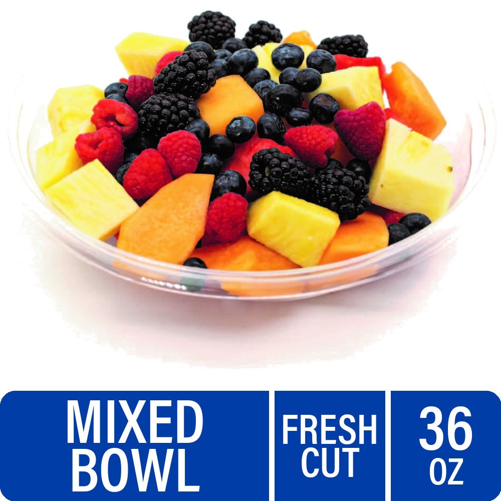 slide 3 of 3, Fresh Cut Mixed Fruit Bowl With Melons And Berries, 48 oz