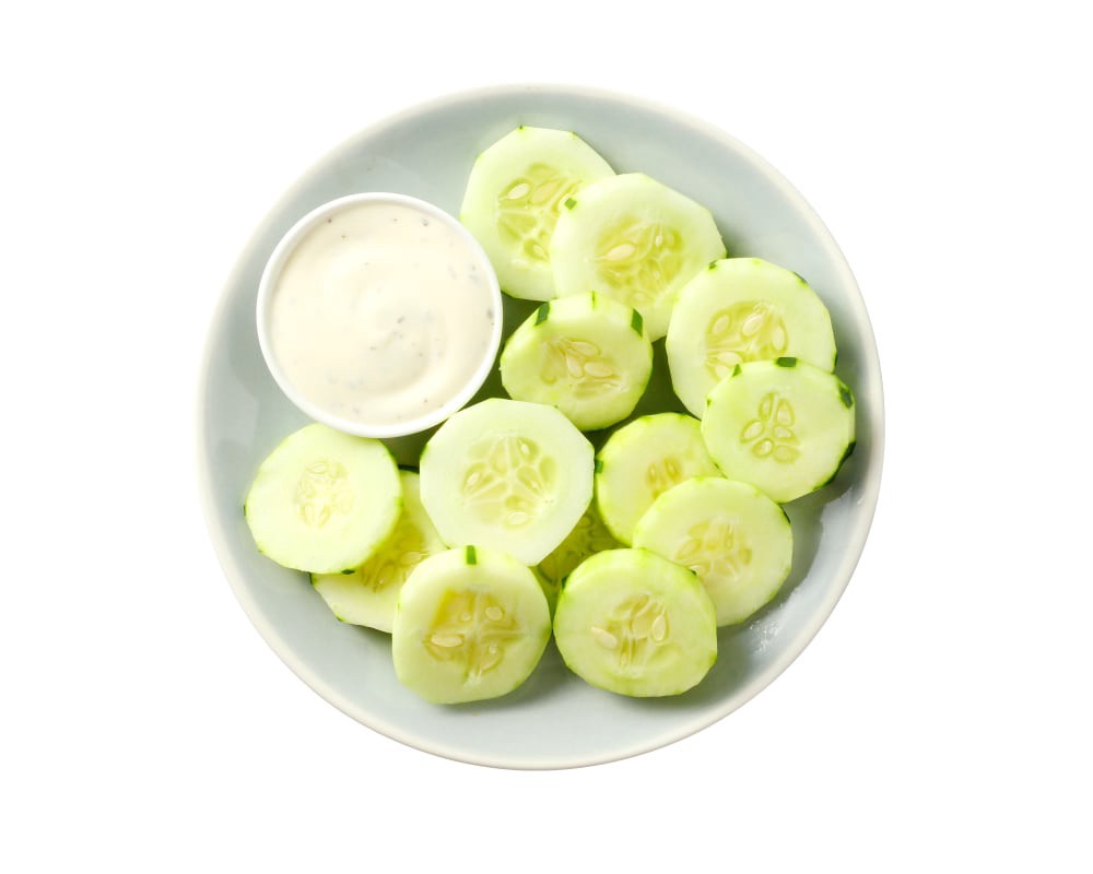 slide 3 of 4, Cucumber With Ranch Snack Cup, 9 oz
