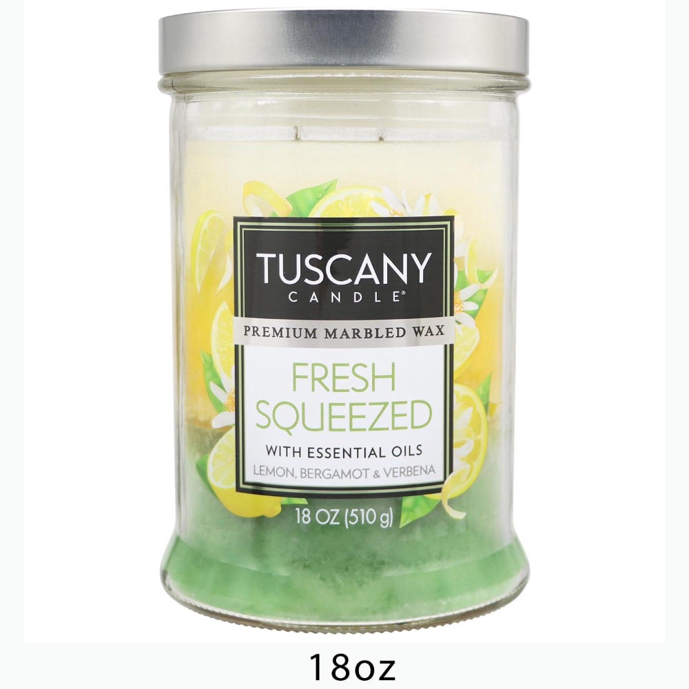 slide 3 of 3, Tuscany Candle Fresh Squeezed Scented Candle, 18 oz