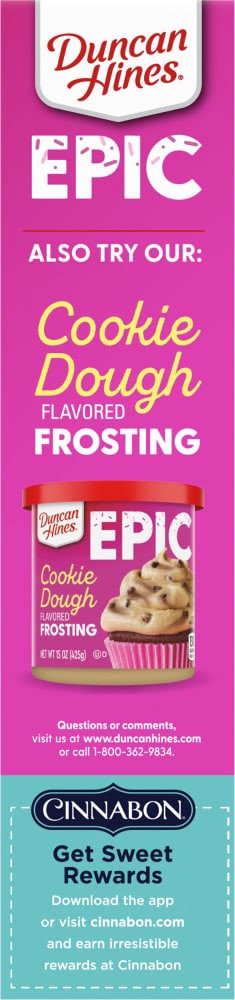 slide 2 of 5, Duncan Hines Epic Cinnabon Bakery Inspired Muffin Kit, 32.34 oz., 1 ct