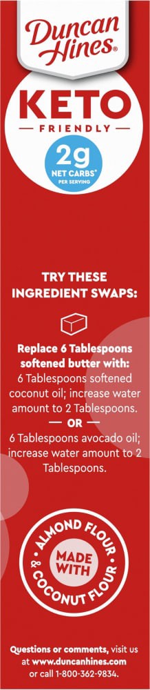 slide 5 of 10, Duncan Hines Keto Friendly Chocolate Chip Cookie Mix 8.8 oz, 8.8 oz