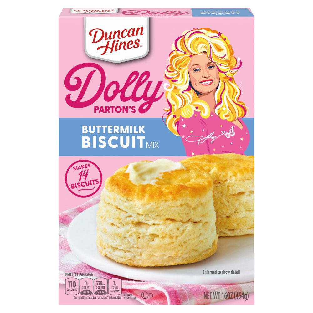 slide 4 of 4, Duncan Hines Dolly Parton's Buttermilk Biscuit Mix, 16 oz., 16 oz