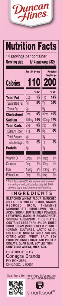 slide 3 of 4, Duncan Hines Dolly Parton's Buttermilk Biscuit Mix, 16 oz., 16 oz