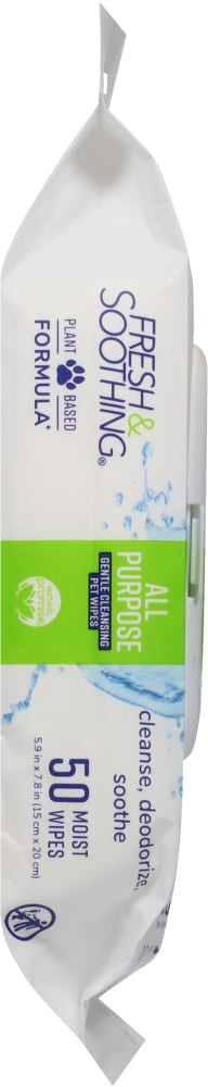 slide 3 of 4, Naturel Promise Fresh'N Soothing All Purpose Pet Wipes, 50 ct