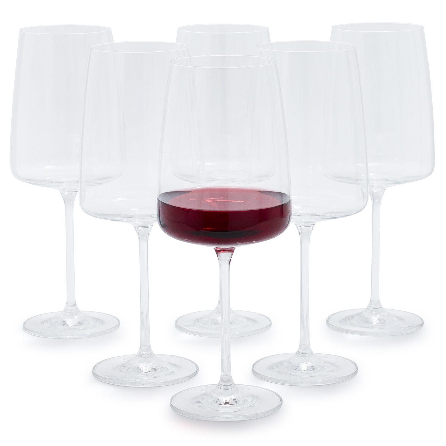 slide 1 of 1, Fortessa Tbware Solutions Schott Zwiesel Sensa Full-Red Wine Glasses, 6 ct