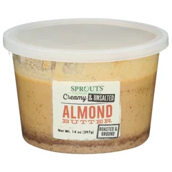 Sprouts Creamy and Unsalted Almond Butter