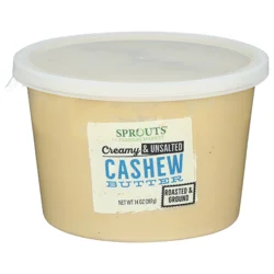 Sprouts Creamy & Unsalted Cashew Butter