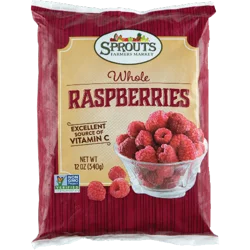 Sprouts Frozen Whole Raspberries