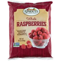 Sprouts Frozen Whole Raspberries