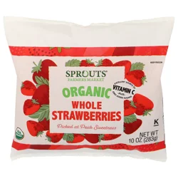 Sprouts Frozen Organic Whole Strawberries