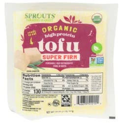 Sprouts Organic High Protein Super Firm Tofu