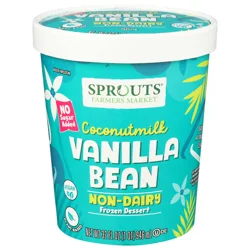 Sprouts Vanilla Bean Coconut Milk No Sugar Added Non Dairy Dessert