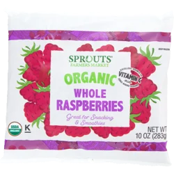 Sprouts Frozen Organic Raspberries