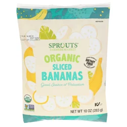 Sprouts Frozen Organic Sliced Bananas