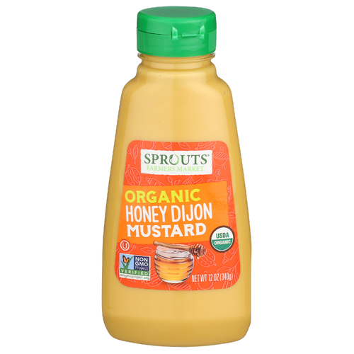 slide 1 of 1, Sprouts Organic Honey Dijon Mustard, 12 oz