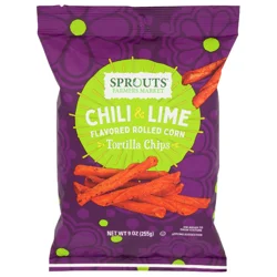 Sprouts Chili & Lime Rolled Tortilla Chips