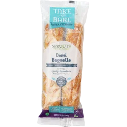 Sprouts Take & Bake Demi Baguette
