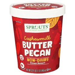 Sprouts Butter Pecan Cashew Milk Non-Dairy Frozen Dessert