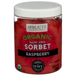 Sprouts Organic Raspberry Dairy Free Sorbet