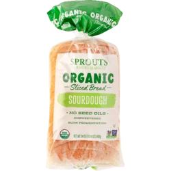 Sprouts Organic Sliced Sourdough Bread