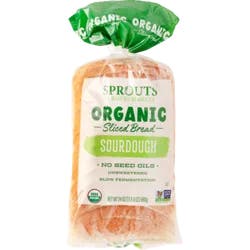 Sprouts Organic Sliced Sourdough Bread