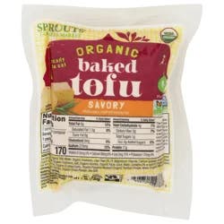 Sprouts Organic Savory Baked Tofu
