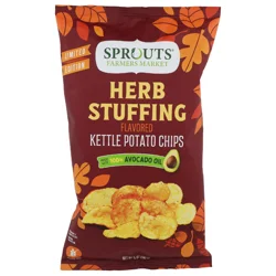 Sprouts Herb Stuffing Kettle Potato Chips Made With Avocado Oil