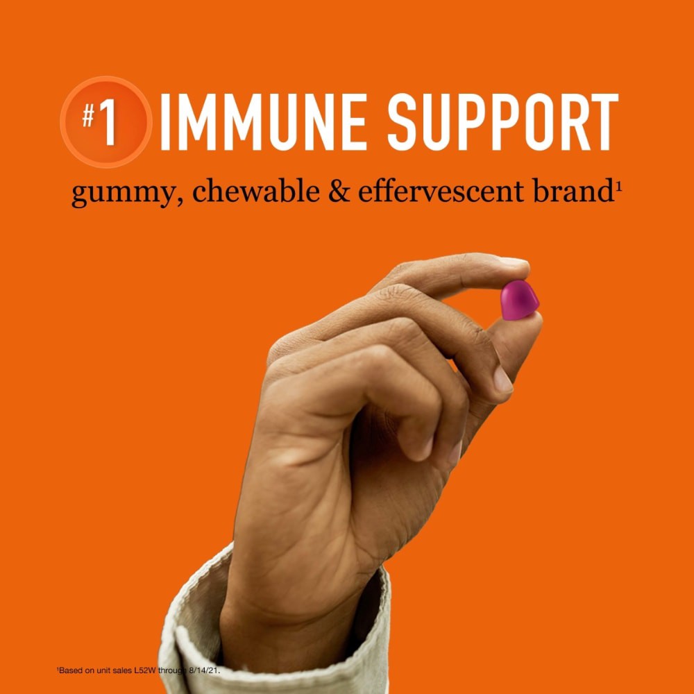 slide 4 of 6, Airborne Vitamin D+ Gummies, 1 ct