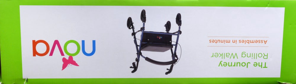 slide 5 of 5, Nova Journey Rolling Walker - Blue, 1 ct