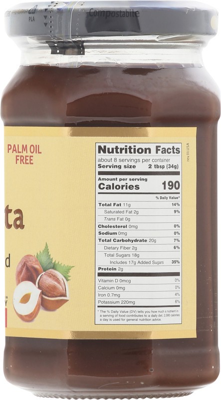 slide 4 of 5, Rigoni Nocciolata Hazelnut Spread, 8.82 oz