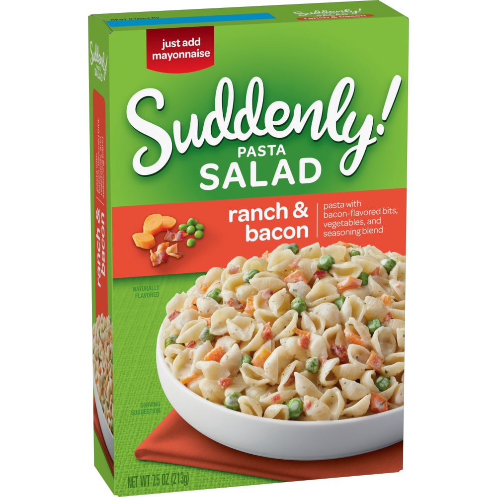 slide 2 of 6, Suddenly Salad Bacon Ranch Pasta 7.5 Oz, 7.5 oz