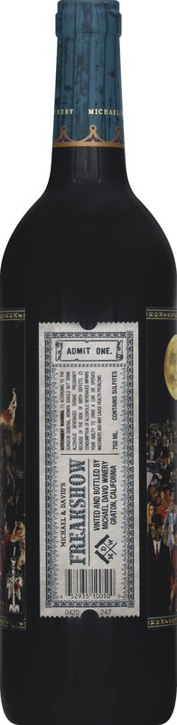 slide 2 of 4, FREAKSHOW Zinfandel 750 ml, 750 ml