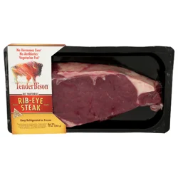 Tender Bison Bison Rib-Eye Steak