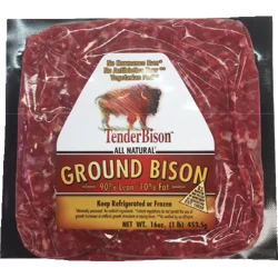 Tender Bison 90% Lean Ground Bison
