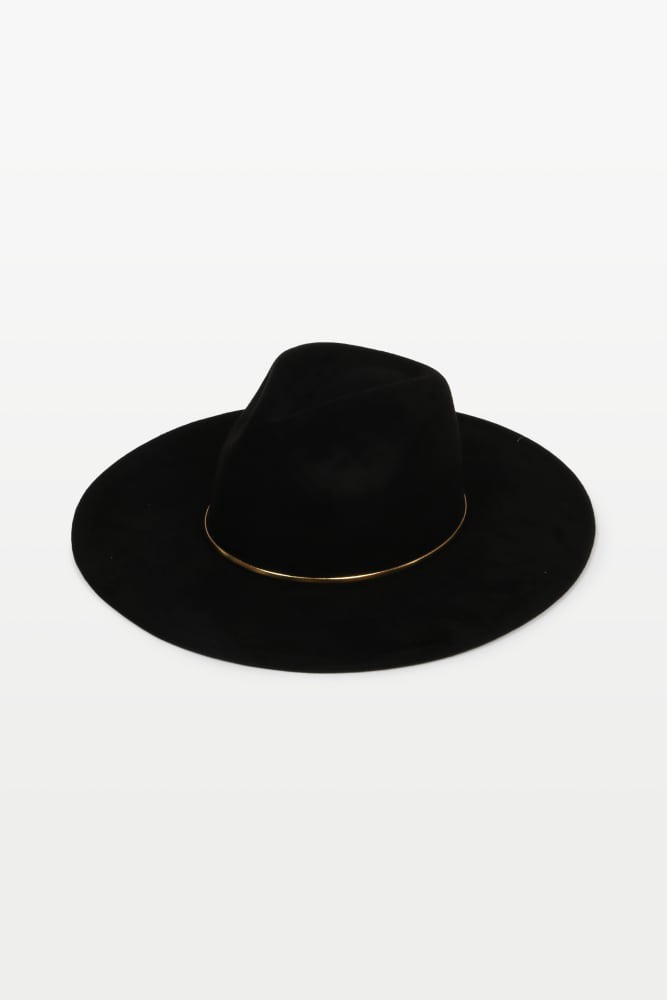 slide 1 of 1, David & Young Gold Band Suede Cowboy Hat, 1 ct