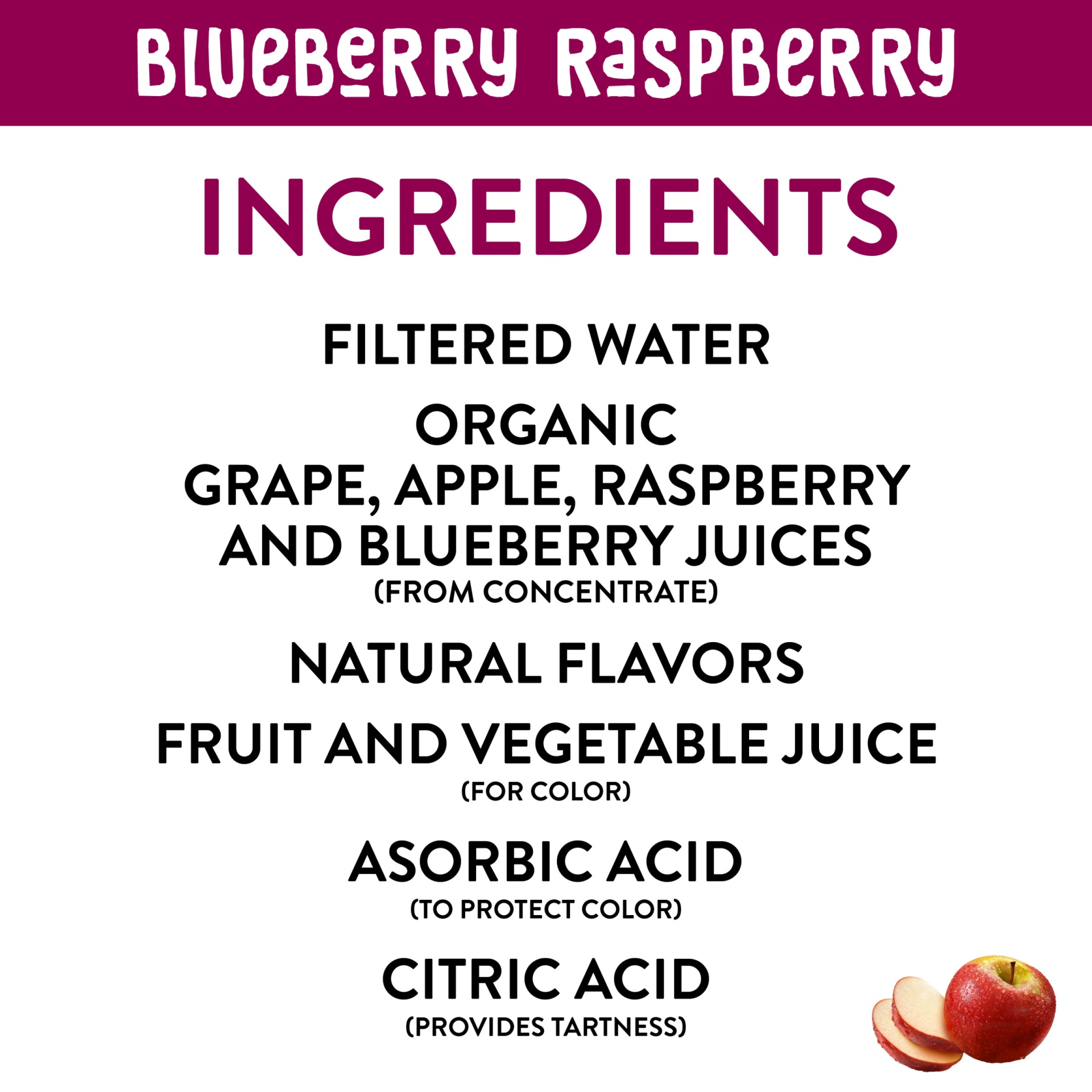 slide 3 of 8, Honest Tea Honest Kids Honest Organic Blueberry Raspberry Juice / Bottles, 6 ct; 10 fl oz