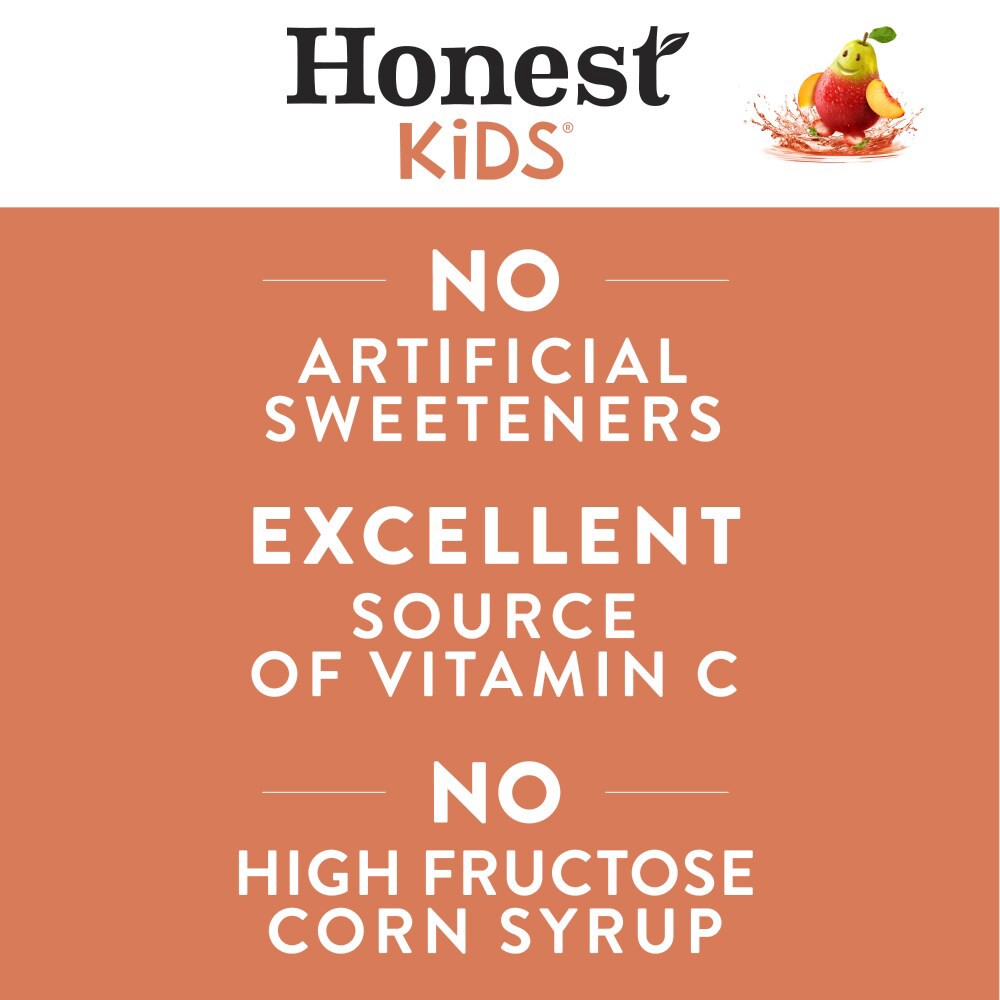 slide 3 of 6, Honest Kids Strawberry Peachy Keen Cartons, 6 fl oz, 8 Pack, 8 ct