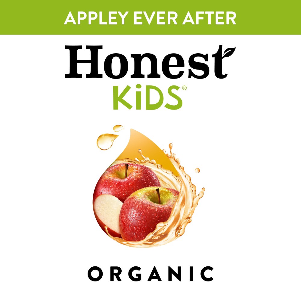 slide 5 of 5, Honest Kids Appley Ever After Pouches, 6.75 fl oz, 8 Pack, 8 ct
