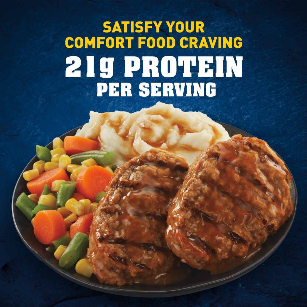 slide 4 of 6, Hungry-Man Hungryman Grilled Beef Patty, 15 oz