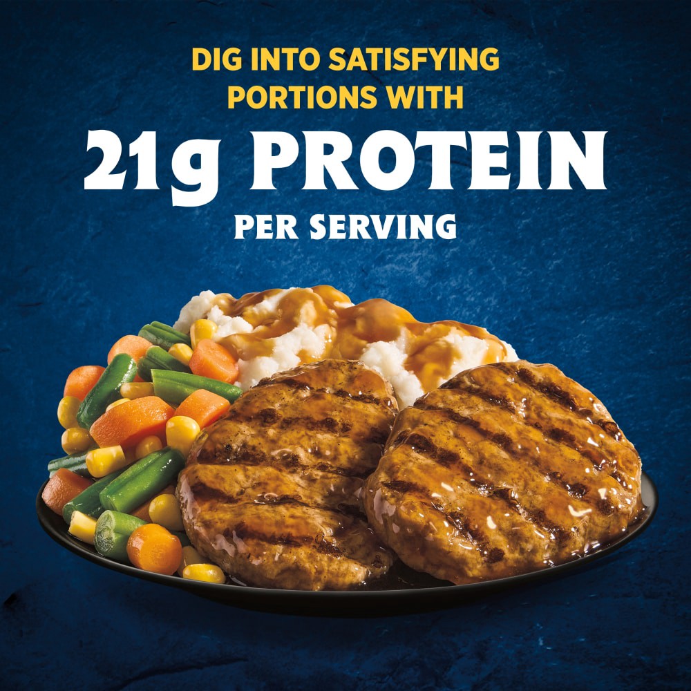 slide 6 of 6, Hungry-Man Hungryman Grilled Beef Patty, 15 oz